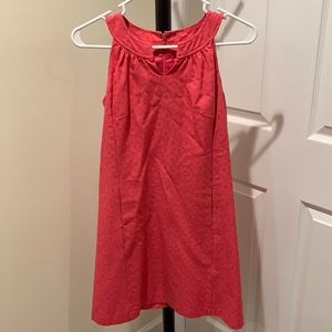 LOFT pink dress with pockets!